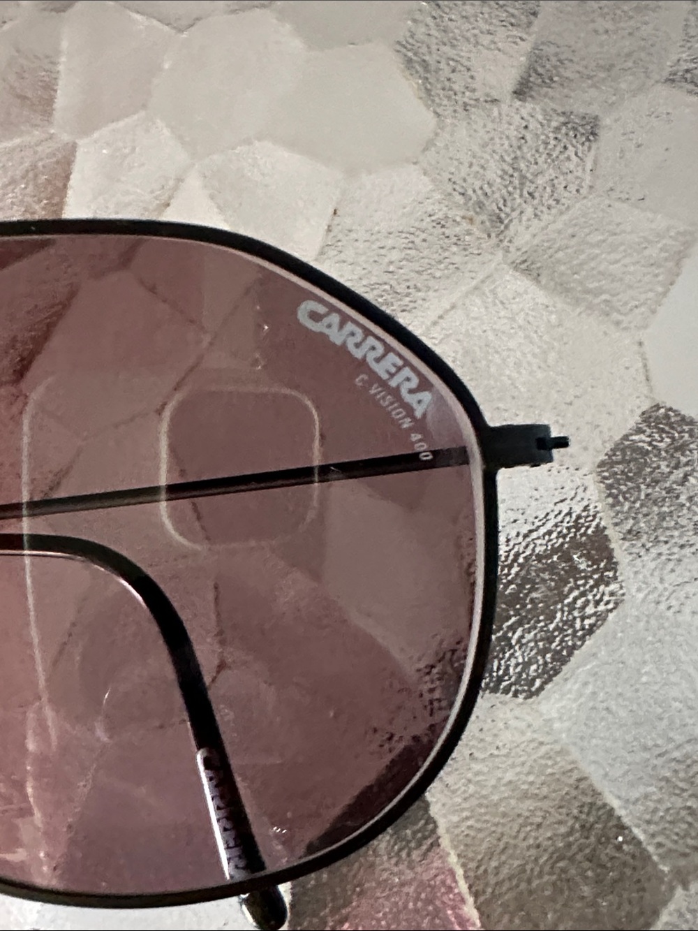 Vintage Carrera Vision 400 Aviator Sunglasses Black Frame - Picture 2 of 6